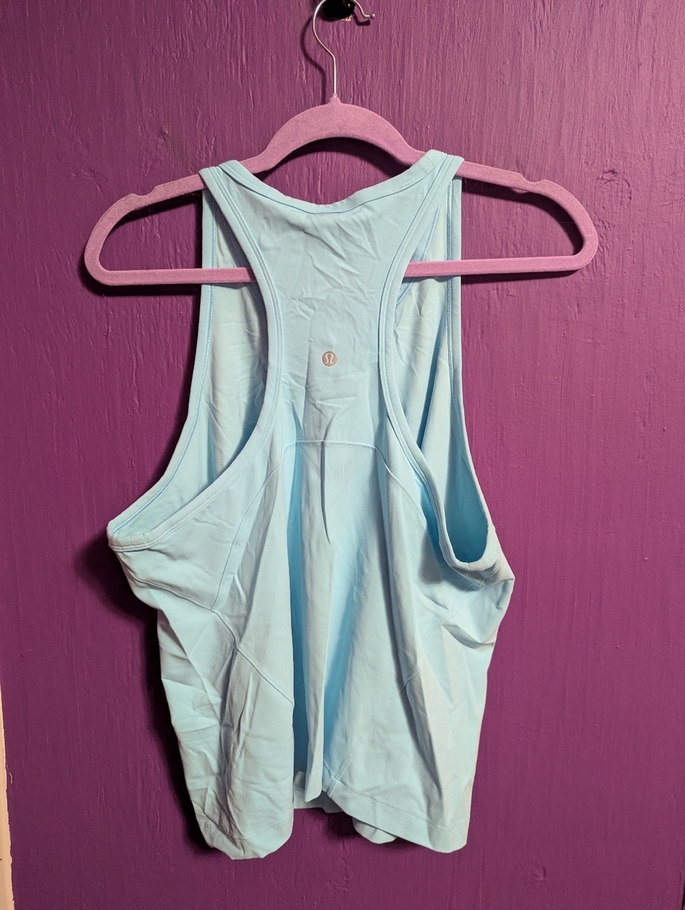 Lululemon Align Waist-Length Racerback Tank Top Aero Blue - Picture 5 of 5